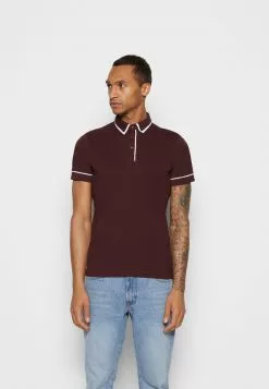 Brave Soul VIRGILC - Polo - Dark Burgundy/black Cherry/optic White, Hombre -Brave Soul Ventas c8160ae0b8844a2195b5cb096a6d2d79