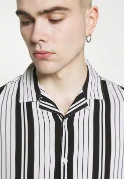 Brave Soul ESKER - Camisa - Optic White/jet Black, Hombre -Brave Soul Ventas c85a109f1b80410288daf7a00b5ed997