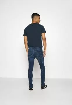 Brave Soul CIRCUS - Vaqueros Pitillo - Mid Blue, Hombre -Brave Soul Ventas c89e67b577064bc182ee8d000d99a505