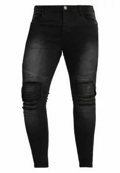 Brave Soul BIKERCHAR - Vaqueros Pitillo - Charcoal, Hombre -Brave Soul Ventas c8b8b2ae23554309955e65f077e128dc