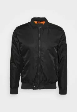 Brave Soul OSLO - Chaquetas Bomber - Black, Hombre -Brave Soul Ventas c9503bb4c38f49acb378fa23b741f461