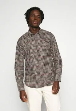 Brave Soul NITROGEN - Camisa - Brown, Hombre