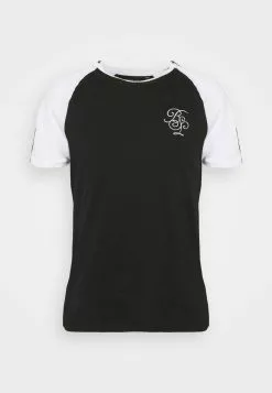 Brave Soul PHINX - Camiseta Estampada - Jet Black, Hombre -Brave Soul Ventas ca64f63e27b24c24b983db200caa18a0