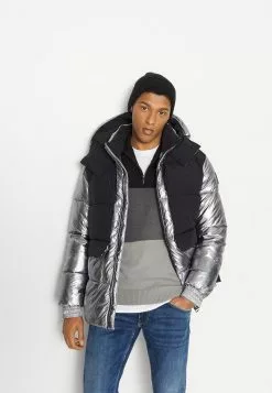 Brave Soul BRICEON - Jersey De Punto - Jet Black/slate Grey/silver Grey Marl, Hombre -Brave Soul Ventas cac2fa8245f84a6a866e4689f3185db5