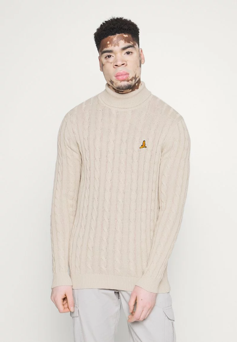Brave Soul CHURRA - Jersey De Punto - Oatmeal, Hombre 1 Brave Soul CHURRA - Jersey De Punto - Oatmeal, Hombre