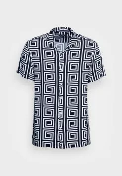 Brave Soul CAYMEN - Camisa - Jet Black/optic White, Hombre -Brave Soul Ventas cbd9aafd9df845169bfe2f9285f76e07