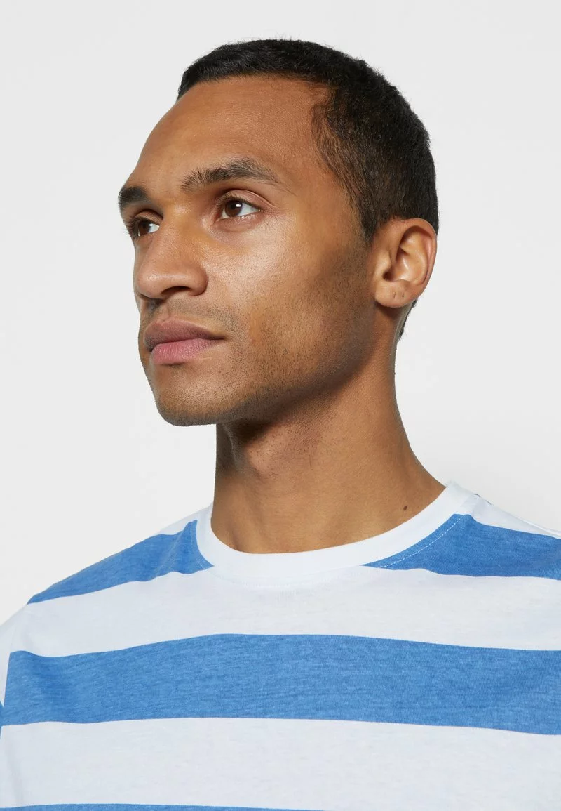 Brave Soul ROWLEY - Camiseta Estampada - Sapphire/optic White/sapphire & Optic White, Hombre 7 Brave Soul ROWLEY - Camiseta Estampada - Sapphire/optic White/sapphire & Optic White, Hombre - Imagen 7