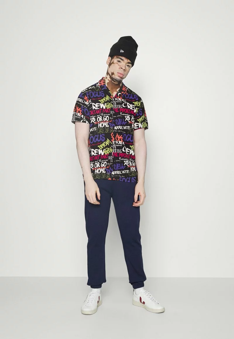 Brave Soul Camisa - Black / Multi-colour, Hombre 2 Brave Soul Camisa - Black / Multi-colour, Hombre - Imagen 2