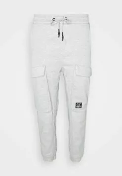Brave Soul Pantalones Deportivos - Light Grey Marl, Hombre -Brave Soul Ventas cc551eb850d046b89939a29c542a0aff