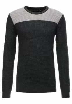 Brave Soul HERMES - Jersey De Punto - Charcoal, Hombre -Brave Soul Ventas cd041f367e1c409bb743ccb12024ba6c