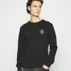 Brave Soul ARTHUR - Sudadera - Jet Black/optic White, Hombre