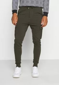 Brave Soul Pantalones Deportivos - Khaki, Hombre