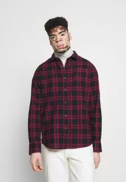 Brave Soul DUFFEY - Camisa - Navy/red/blue, Hombre