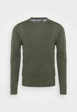 Brave Soul PARSECL - Jersey De Punto - Khaki, Hombre -Brave Soul Ventas d0350e89fa74405cada8376845c3854c