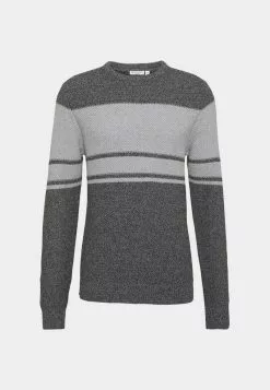 Brave Soul AIDEN - Jersey De Punto - Black/grey, Hombre -Brave Soul Ventas d066434937be4ba4b4bd591767487cb4