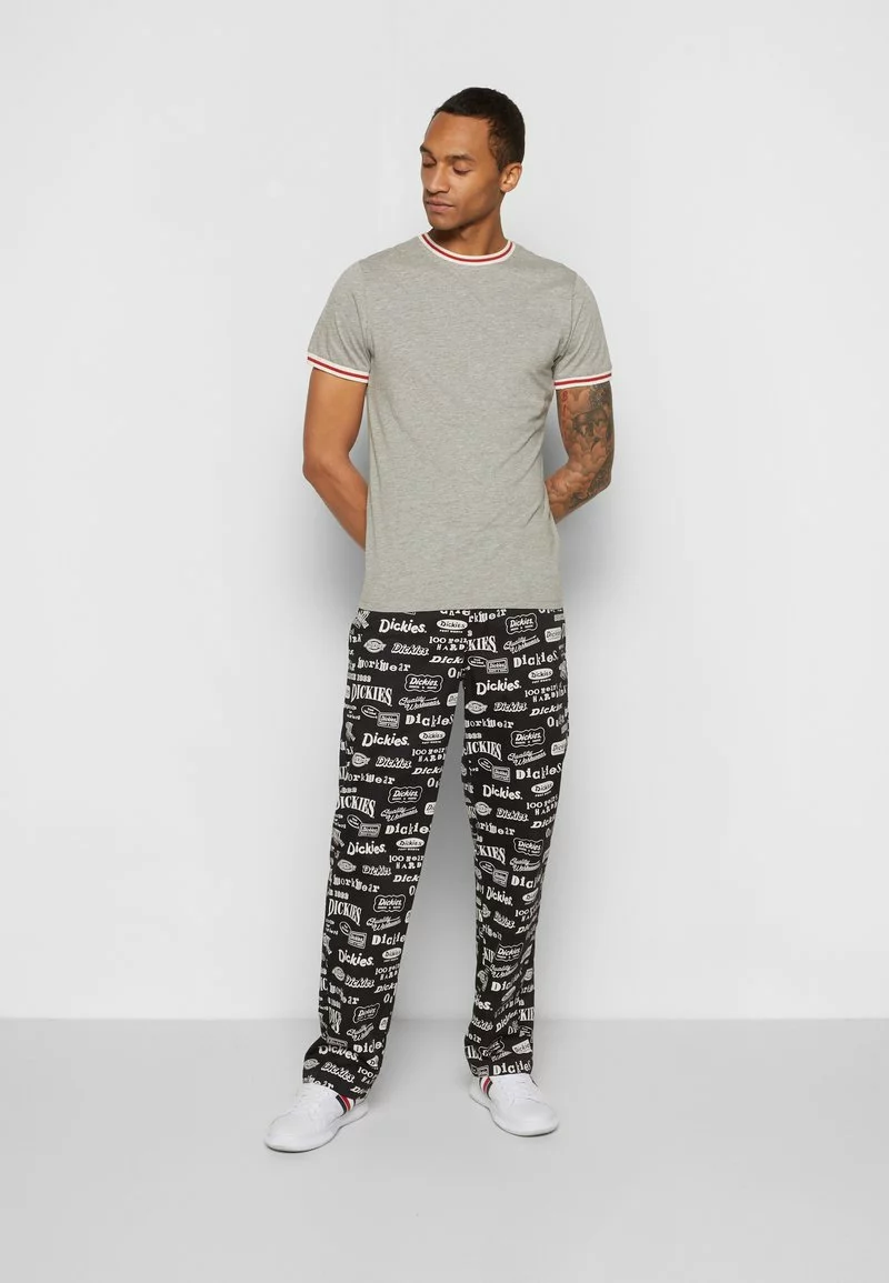 Brave Soul BRYCE - Camiseta Estampada - Light Grey/cream/red, Hombre 2 Brave Soul BRYCE - Camiseta Estampada - Light Grey/cream/red, Hombre - Imagen 2