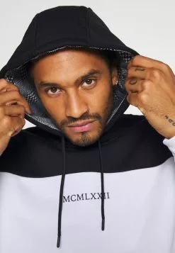 Brave Soul FULHAM - Jersey Con Capucha - Jet Black / Optic White, Hombre 10 Brave Soul FULHAM - Jersey Con Capucha - Jet Black / Optic White, Hombre -Brave Soul Ventas d1346c19b330453686481071d6ed4d3d