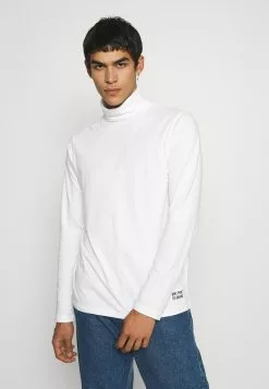 Brave Soul MAGNE - Camiseta De Manga Larga - White, Hombre