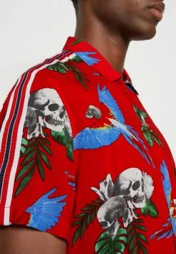 Brave Soul MACAW - Camisa - Red/multi Colour, Hombre -Brave Soul Ventas d2cda553a1dc40859582c7ff4f2cd772