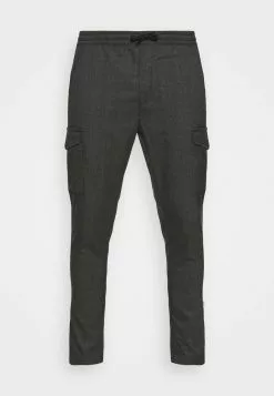 Brave Soul BARTON - Pantalones Cargo - Dark Grey, Hombre -Brave Soul Ventas d3c01a8e7fbb4247b846d40d65db490e