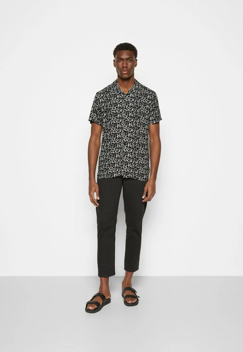 Brave Soul PANTHERA - Camisa - Grey/multicolour Leopard, Hombre 2 Brave Soul PANTHERA - Camisa - Grey/multicolour Leopard, Hombre - Imagen 2