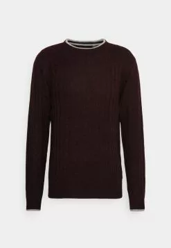 Brave Soul Jersey De Punto - Oxblood/silver Grey, Hombre -Brave Soul Ventas d4865685756a4485b12d7f2bf1489e4d