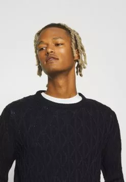 Brave Soul BARSON - Jersey De Punto - French Navy, Hombre -Brave Soul Ventas d4a47a5e6f1a42d7a93a9cb0ff4652ff