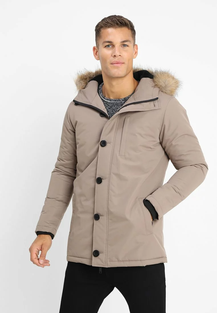 Brave Soul CHEETAH - Chaqueta De Invierno - Stone, Hombre 1 Brave Soul CHEETAH - Chaqueta De Invierno - Stone, Hombre