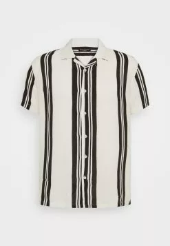 Brave Soul RHONE - Camisa - Optic White/jet Black, Hombre -Brave Soul Ventas d54f75071147462b8ad7d10f6a156108