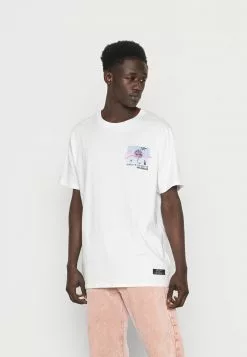 Brave Soul Camiseta Estampada - Optic White/multicolour, Hombre