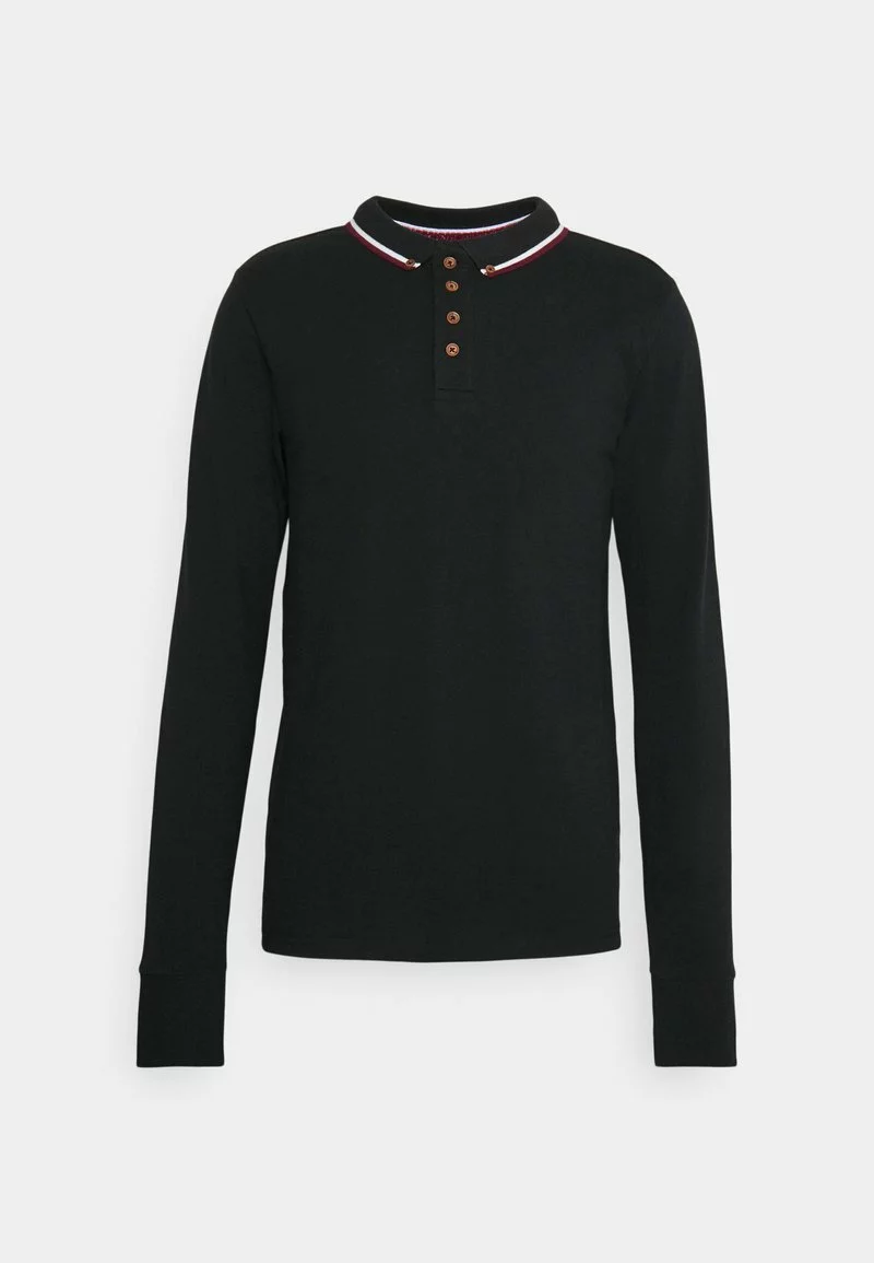 Brave Soul KENNEDY - Camiseta De Manga Larga - Jet Black/ecru/burgundy, Hombre 5 Brave Soul KENNEDY - Camiseta De Manga Larga - Jet Black/ecru/burgundy, Hombre - Imagen 5