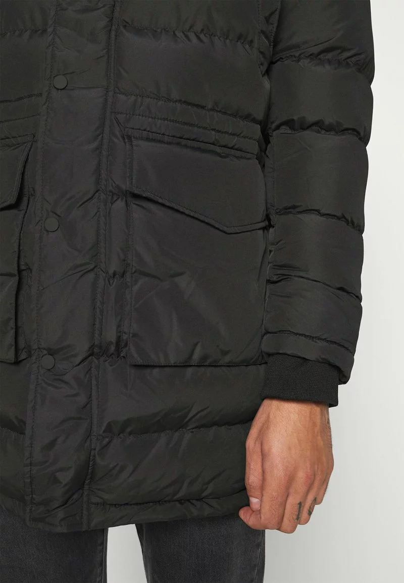 Brave Soul BOBBY - Abrigo De Invierno - Black, Hombre 8 Brave Soul BOBBY - Abrigo De Invierno - Black, Hombre - Imagen 8