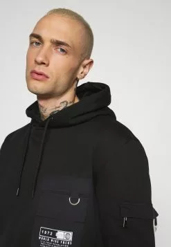 Brave Soul CHELSEA - Jersey Con Capucha - Jet Black/white, Hombre 9 Brave Soul CHELSEA - Jersey Con Capucha - Jet Black/white, Hombre -Brave Soul Ventas d67fb2287f3d4bcbb493f2c4f6697e39