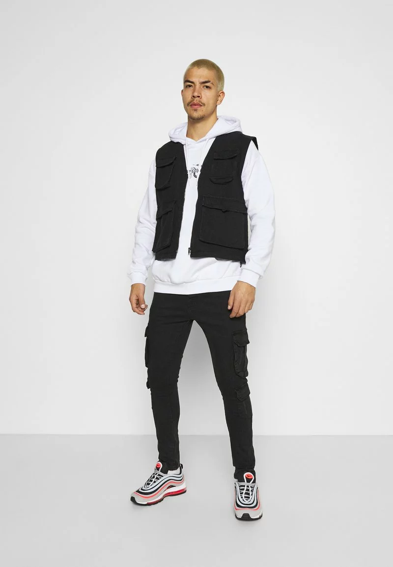 Brave Soul UTILITY - Chaleco - Black, Hombre 2 Brave Soul UTILITY - Chaleco - Black, Hombre - Imagen 2