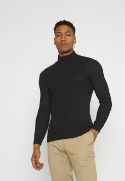 Brave Soul GREENFORDA - Jersey De Punto - Black, Hombre