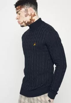 Brave Soul CHURRA - Jersey De Punto - French Navy, Hombre -Brave Soul Ventas d80cffec4b4740baaddd6aeaf16f369c