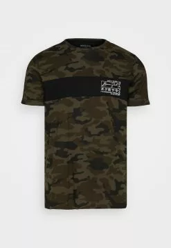 Brave Soul YOSHI - Camiseta Estampada - Khaki Camo/jet Black/optic White, Hombre 12 Brave Soul YOSHI - Camiseta Estampada - Khaki Camo/jet Black/optic White, Hombre -Brave Soul Ventas d903a28b2a01457a8db92f722a3f0455