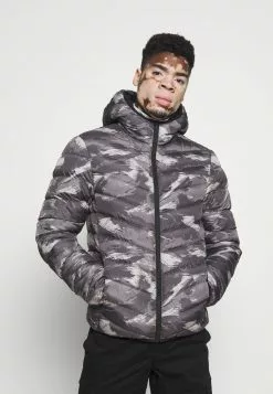 Brave Soul GRANTBLAST - Chaqueta De Invierno - Grey/white, Hombre