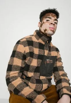 Brave Soul LITHARO - Forro Polar - Tan / Jet Black, Hombre -Brave Soul Ventas dc7837e3e0de419da94f3e207d6d584d