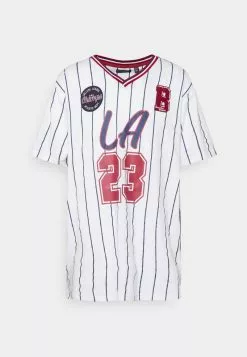 Brave Soul Camiseta Estampada - White/navy/red, Hombre