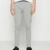 Brave Soul Pantalones Deportivos - Light Grey Marl/optic White, Hombre