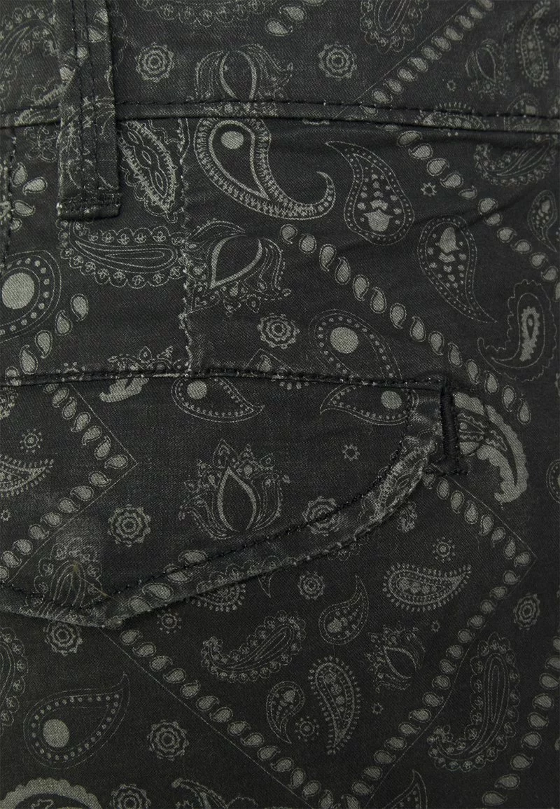 Brave Soul BANDANA - Shorts - Charcoal, Hombre 3 Brave Soul BANDANA - Shorts - Charcoal, Hombre - Imagen 3