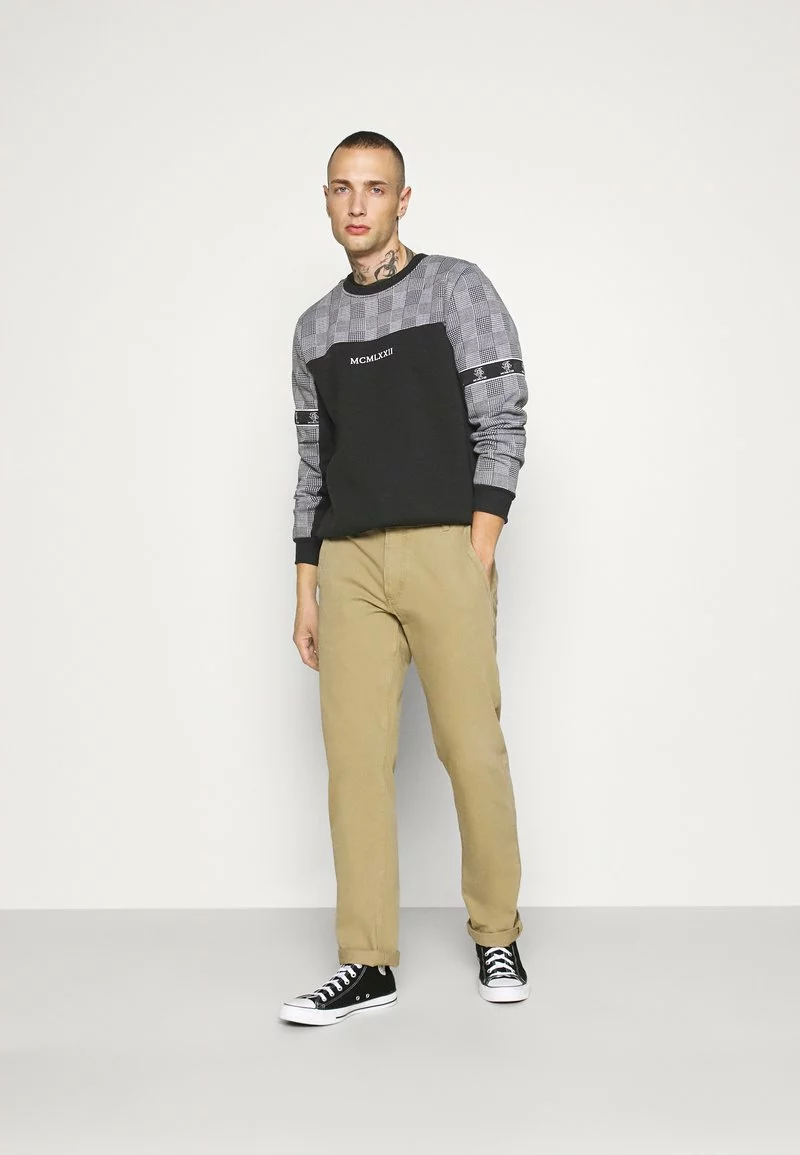 Brave Soul Sudadera - Jet Black/optic White, Hombre 2 Brave Soul Sudadera - Jet Black/optic White, Hombre - Imagen 2