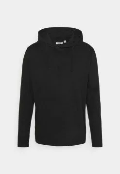 Brave Soul MINER - Camiseta De Manga Larga - Jet Black, Hombre -Brave Soul Ventas e05f5b99a33b4df8913eb3ed8040668a