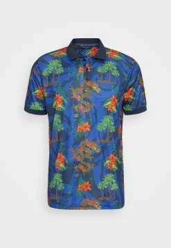 Brave Soul EQUATOR - Polo - Blue/multi Colour, Hombre -Brave Soul Ventas e20200456cf44e278ccd224d92acfdd2