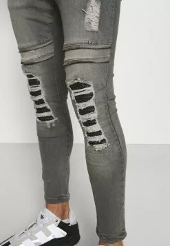 Brave Soul BELIZE - Vaqueros Pitillo - Grey, Hombre -Brave Soul Ventas e2f18b377e324402a89ec0e31abaa2c4