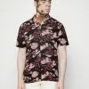 Brave Soul ANTOK - Camisa - Black/multi-colour, Hombre