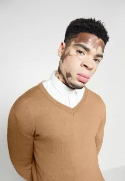 Brave Soul QUAZARD - Jersey De Punto - Tan, Hombre -Brave Soul Ventas e4b001f06faa474f83c1c612181e799f