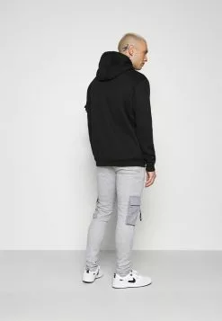 Brave Soul CHELSEA - Pantalones Deportivos - Grey Marl/jet Black, Hombre -Brave Soul Ventas e58eae66b5b5496db946d9b73cbd5622