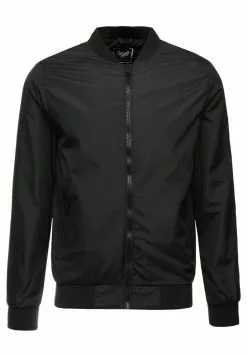 Brave Soul SANJAY - Chaquetas Bomber - Black, Hombre -Brave Soul Ventas e5d6cc5b02ff4bddb933dd90e2586da0